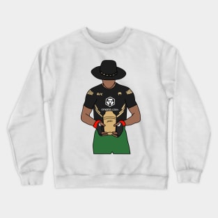 adesanya the deadman Crewneck Sweatshirt